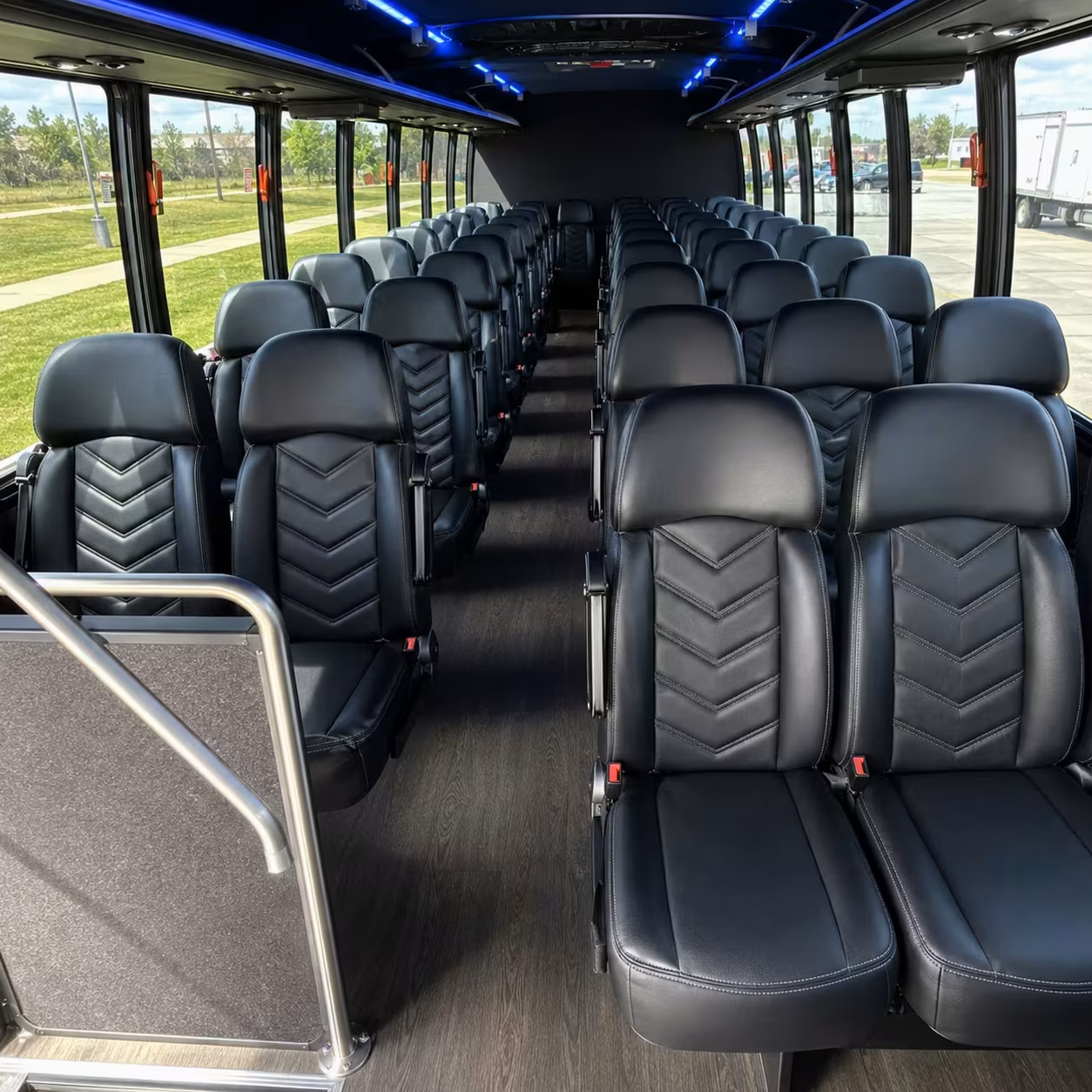 25 passenger minibus interior