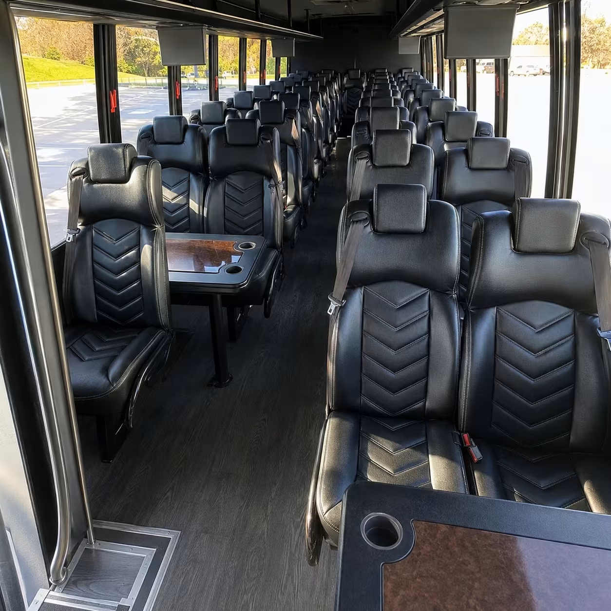 35 passenger minibus inside