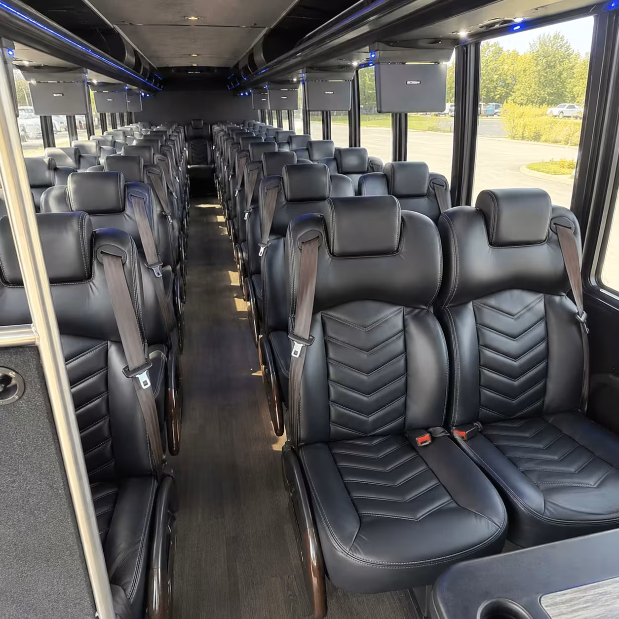 35 passenger minibus interior
