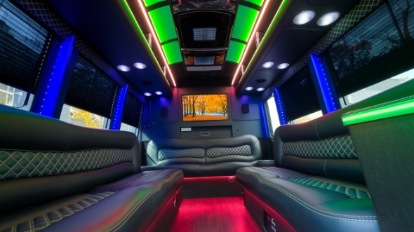 party bus rental interior temecula