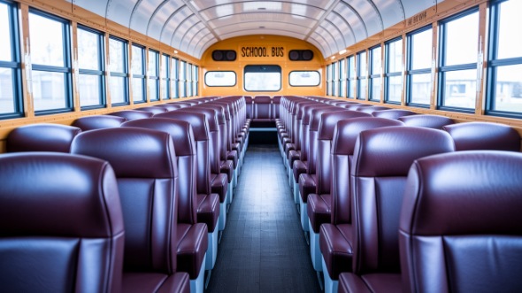school bus rental interior temecula