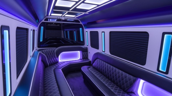sprinter limo rental interior temecula