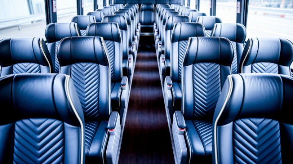 temecula 50 passenger charter bus inside