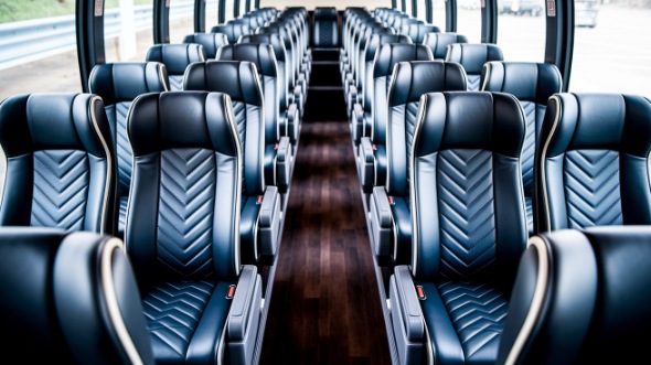 temecula 55 passenger charter bus inside