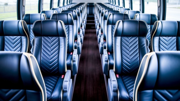 temecula 56 passenger charter bus inside